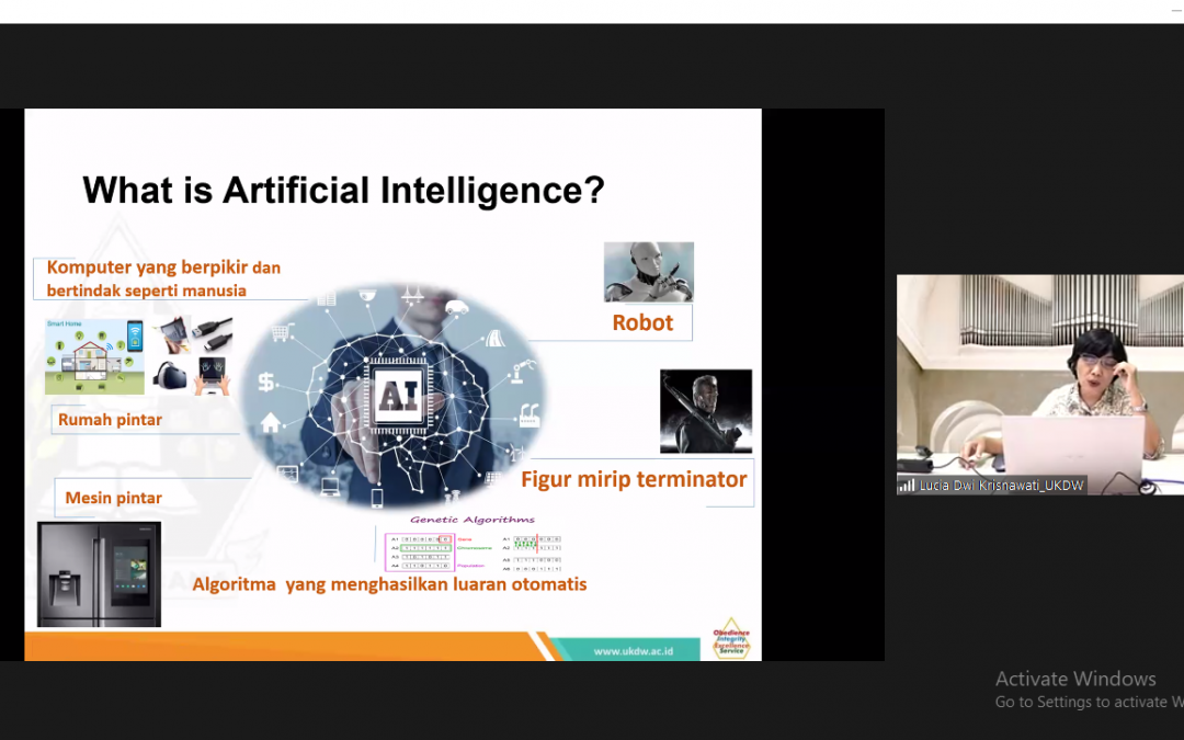 UKDW Lecturer Talks in AI Webinar