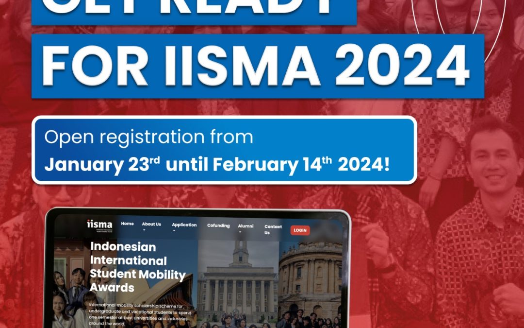 Announcement of IISMA 2024 Registraion Period Duta Wacana Christian