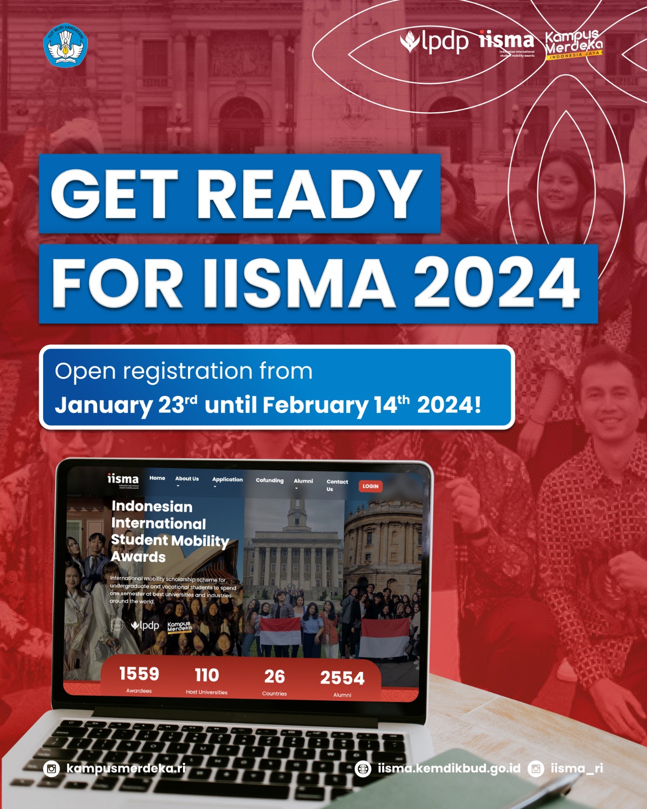 Announcement of IISMA 2024 Registraion Period Duta Wacana Christian