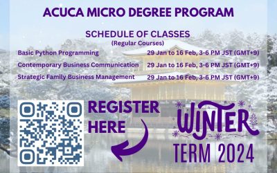 ACUCA MDP Winter Term 2024