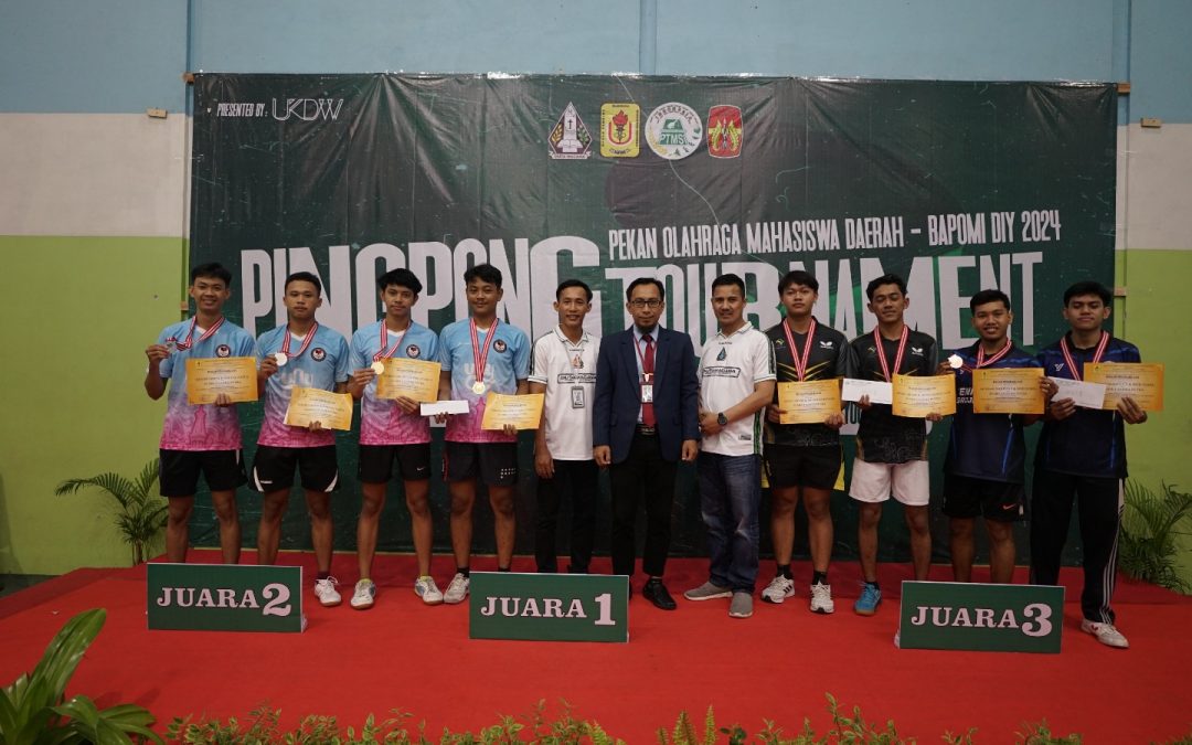 UKDW Successfully Hosts 2024 POMDA BAPOMI DIY Table Tennis