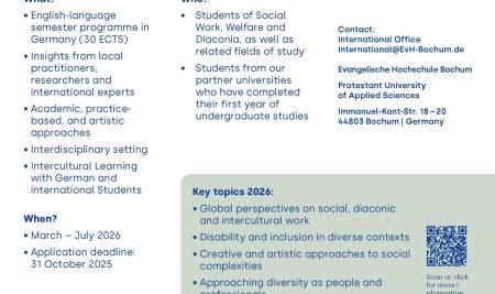 Apply Now for the International Study Programme in Bochum, Germany 2026!