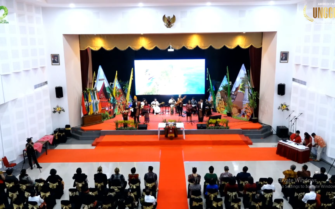 Tarian-tarian dari UKKb Meriahkan Ibadah Dies Natalis ke-62 Duta Wacana