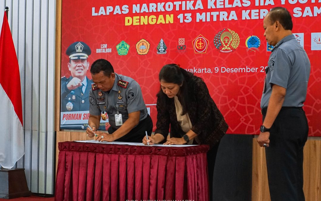 Penandatanganan MoU antara UKDW dan Lapas Narkotika Kelas IIA Yogyakarta